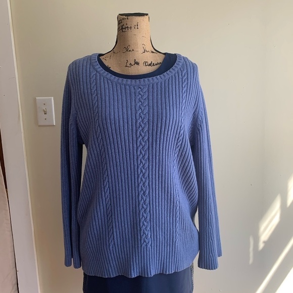 Lane Bryant blue sweater size 18/20 - Picture 7 of 7